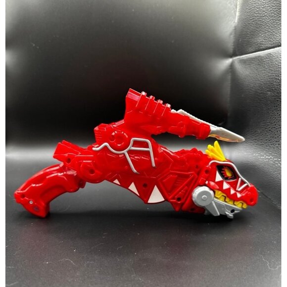 Power Rangers Tyrannosaurs Rex Super Charge Morpher Red Gun Blaster Bandai WORKS - Picture 11 of 13